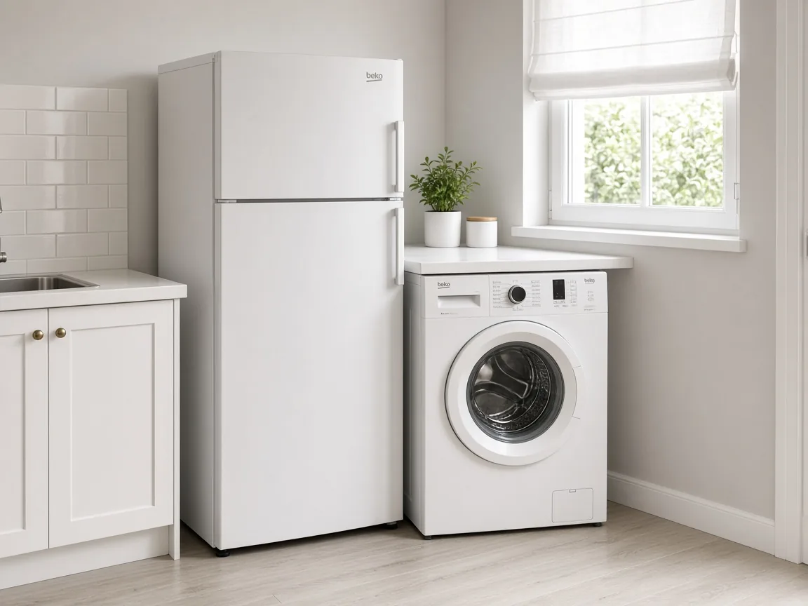 Beko refrigerator in a home kitchen