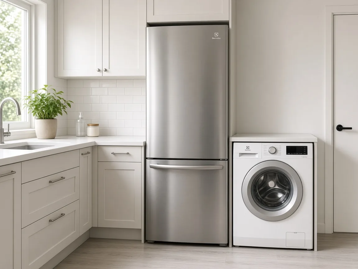 Electrolux refrigerator in a home kitchen