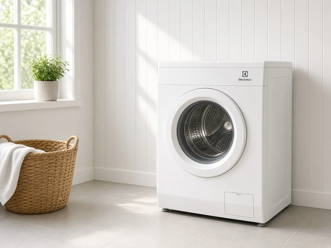 Electrolux tumble dryer in a laundry space