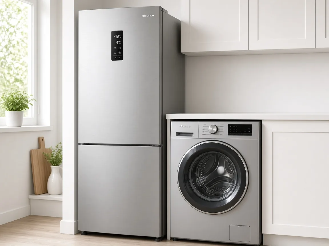 Hisense refrigerator in a home kitchen