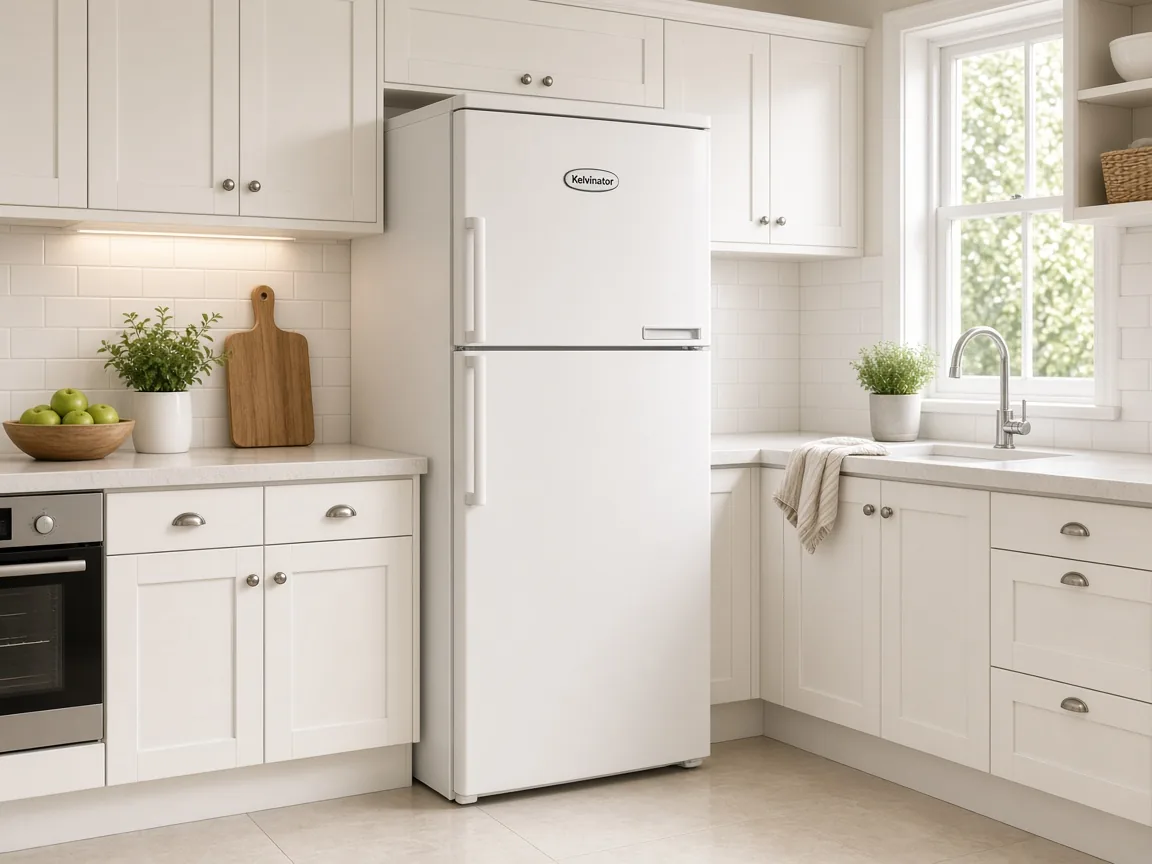 Kelvinator refrigerator in a home kitchen