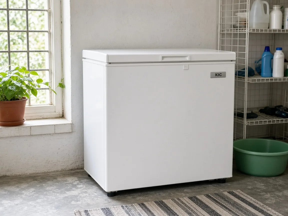 KIC chest freezer in a household setting