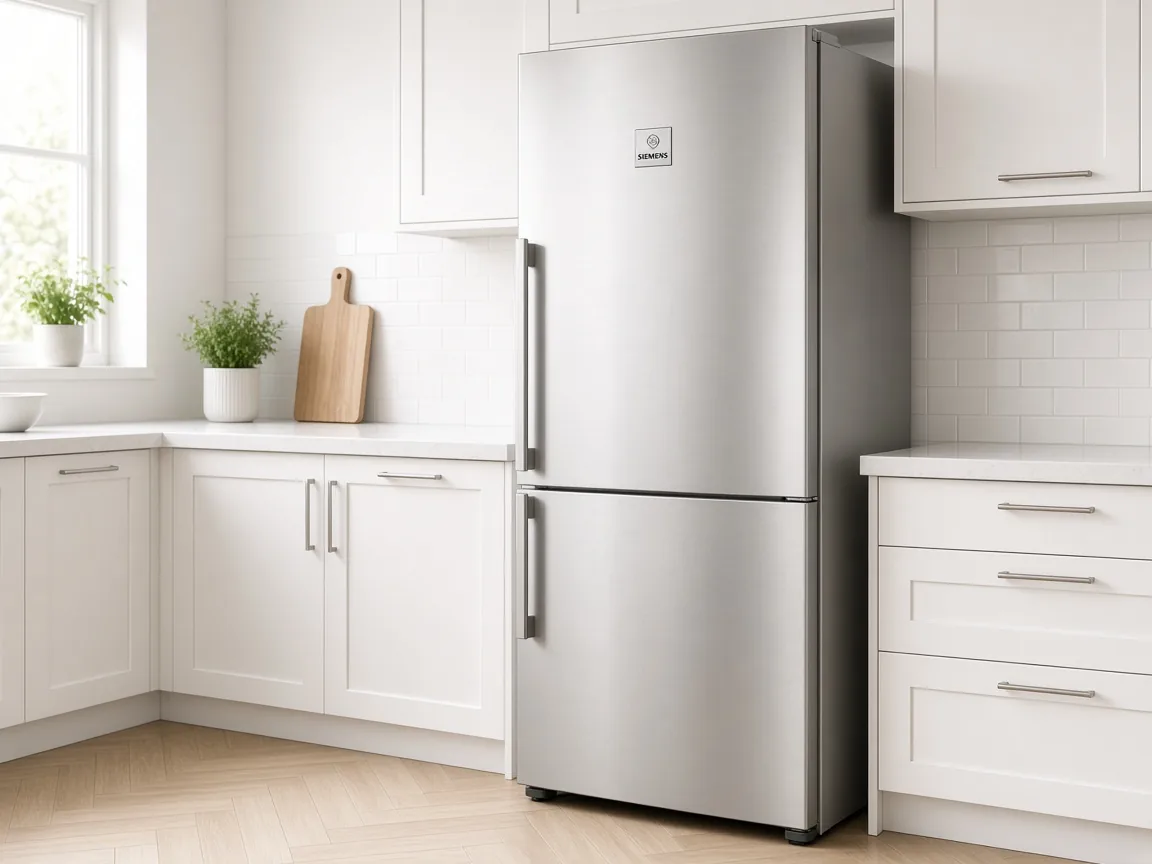Siemens refrigerator during a kitchen diagnosis