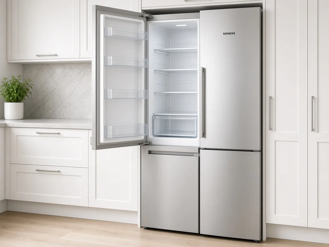 Siemens fridge-freezer in a built-in kitchen