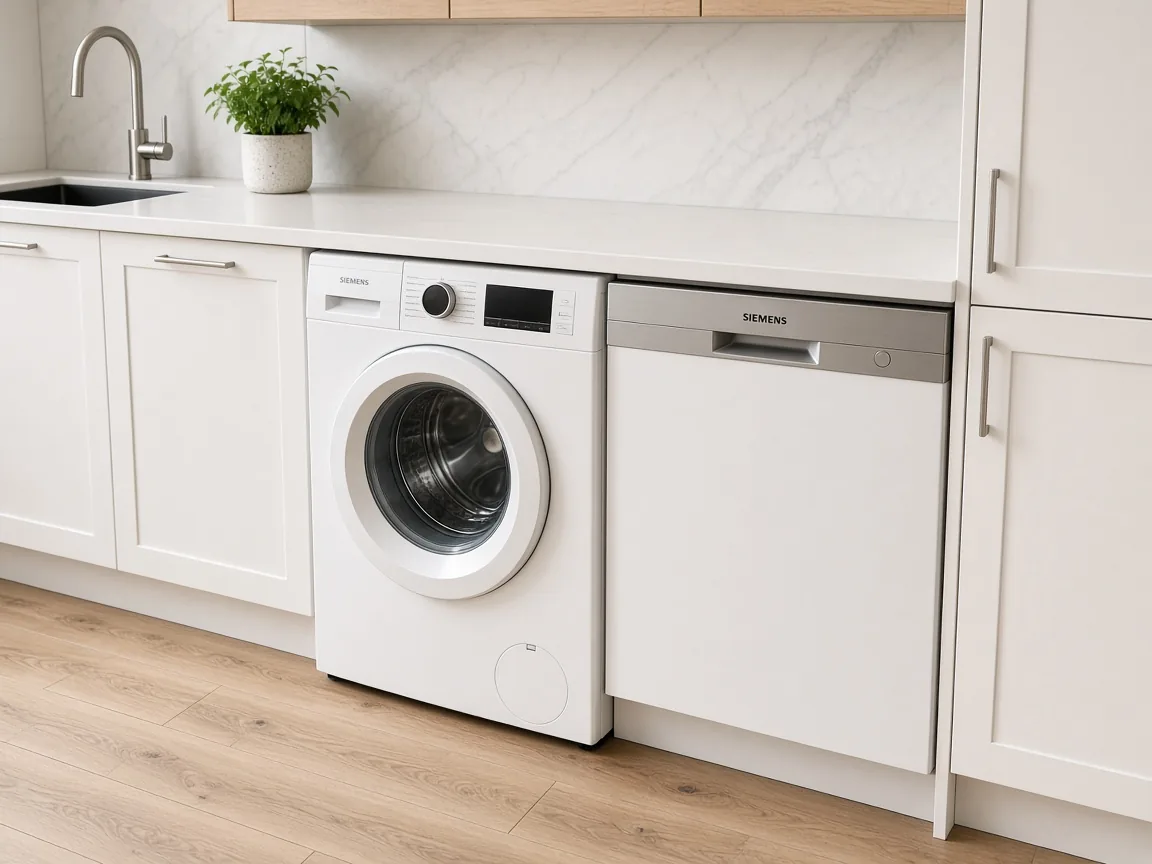 Siemens washing machine and Siemens dishwasher